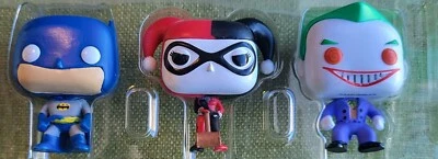 Funko DC Mini Pops Batman Harley Quinn & Joker de la serie animada conjunto Blu-ray Foto 1 de 2