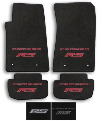 Lloyd Carpet 4pc Floor Mats for 2010-2015 Chevrolet Camaro RS -Pick Color & Logo - Image 1 of 4