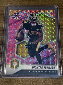 2021 Panini Mosaic Diontae Johnson Camo Pink Parallel Pittsburgh Steelers #170 - Bild 1 von 2