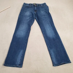 Lee Jeans Mens 32x32 Blue Straight Fit Tapered Leg Extreme Motion Performance - Picture 1 of 10