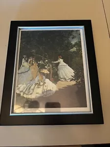 Femmes Au Jardin 1866 Monet Framed Print Picture - Picture 1 of 10