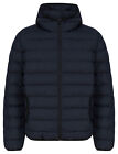 Tokyo Laundry Puffer Jacket Men's Hooded Quilted Padded Warm Winter Coat Plain
