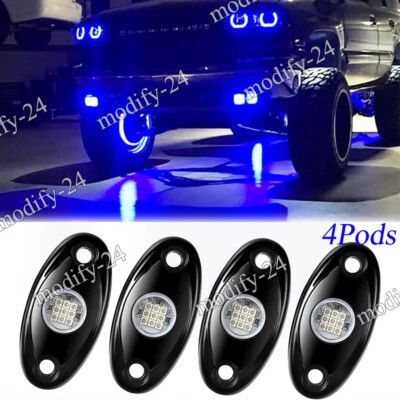 Luz de rueda LED azul para debajo de la carrocería 4 cápsulas apta para Chevrolet Tahoe LS Sport 4 puertas Foto 1 de 4