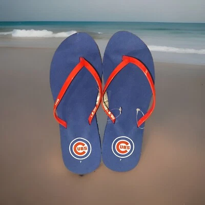 Chanclas Chicago Cubs Reef Bliss MLB para mujer So 7 cubículos nuevos Foto 1 de 4