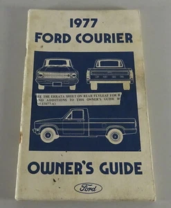 Manual Del Propietario / Manual Ford Courier Año 1977 - Imagen 1 de 2