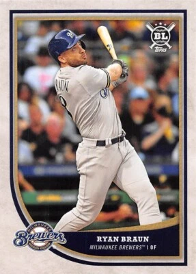 2018 Topps Big League #82 Ryan Braun Milwaukee Brewers 🔥⚾🔥 - Image 1 of 3