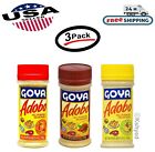 (3 Pack) Goya Adobo All Purpose Seasoning 8 Oz Combo Pack with Free shipping New