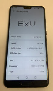 Huawei P20 EML-L09- 128GB - Black (Unlocked)