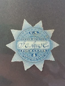 U.S.A MATCH AND MEDICINE STAMPS SCOTT RS9a. - Picture 1 of 2