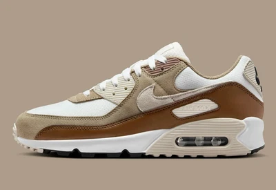 Nike Air Max 90 Summit Blanco Caqui DM0029-109 Hombres Nuevo Foto 1 de 4