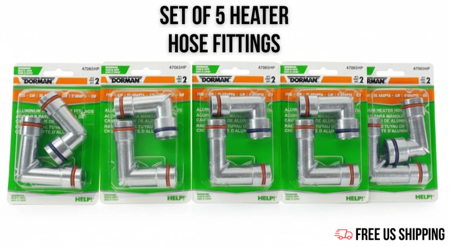 Acessórios de mangueira para aquecedor Dorman 47065HP pacote com 2 compatível com Buick Chevrolet Pontiac conjunto de 5 - Imagem 1 de 4