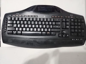 Logitech brand MX5500 Black Wireless Keyboard Only No Receiver - Photo 1/8