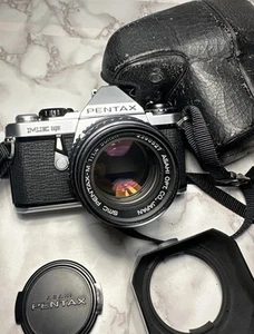 Pentax ME Super w/ SMC Pentax - M Asahi 50mm 1:1.4 Japan Leather Case - Picture 1 of 6