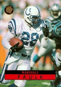 Fleer Ultra Marshall Faulk #67 1996 Indianapolis Colts - Imagen 1 de 2
