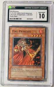 Princesa de Fuego Super Raro Laberinto de Pesadilla LON-034 2003 Yu-Gi-Oh! | CGC 10 - Imagen 1 de 2