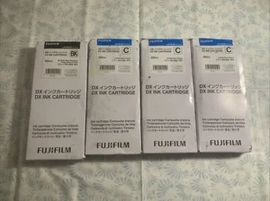 4PK FujiFilm DX Ink Cartridge ~ 200ml ~ 3 Cyan And 1 Black EXP 2023-2025 - Picture 1 of 9