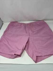 H&M Men Shorts M pink Linen Blend Chino Relaxed Fit Pockets - Picture 1 of 13