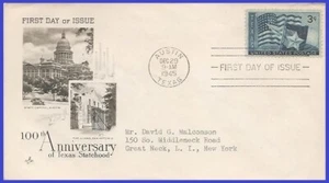 USA3 # 938 ADDR ARTCRAFT FDC   Texas Statehood - Picture 1 of 1