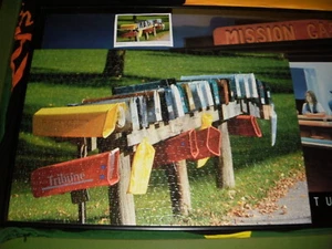 Rural Mailboxs 750 Piece Jigsaw Puzzle near NEW with NO BOX complete 60cm x 40cm - Picture 1 of 2
