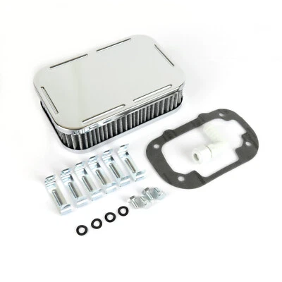 Weber DGAV DGAS DGV DGMS carb pancake air filter cleaner 45mm 1.75" tall EMPI - Image 1 of 3