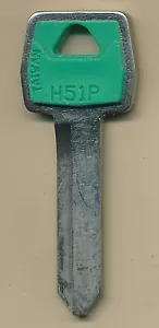 H-51 FORD CAR Key Blank ASSORTED COLORS AVAILABLE - Picture 1 of 10