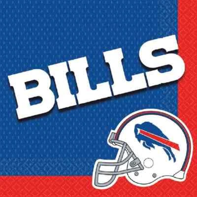 AMSCAN Buffalo Bills NFL Pro Football Sports Banquet Party Paper Luncheon Napkins