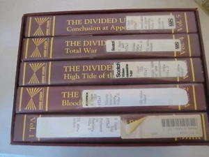 Divided Union The Story of the Great American War 1861-1865 VHS Complete jk227 - Imagen 1 de 2