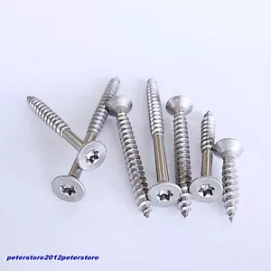 Viti per truciolato viti per legno TX acciaio inox A2 3,0 mm-4 mm-5 mm-6 mm-8 mm (n. 9-7) - Foto 1 di 1