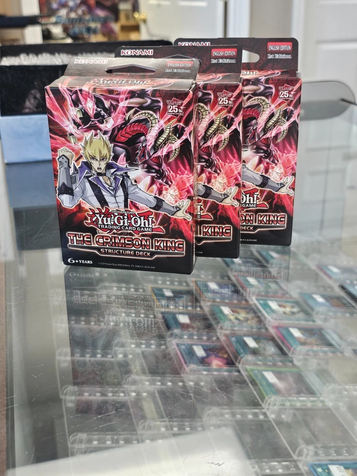 Yugioh TCG The Crimson King 1st Edition Structure Decks x 3 SEALED! - Image 1 of 1