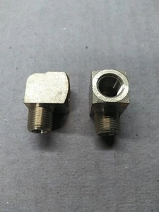 (2) 33400-02-02 Brass 90° Street Elbow Female 1/8 NPT to Male 1/8 NPT - Picture 1 of 1