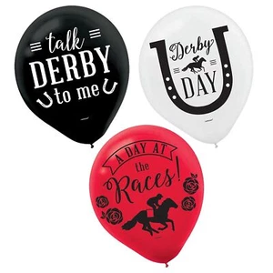 Derby Day Horse Race Kentucky Sports Racing Theme Party Decoration Balloons - Picture 1 of 1