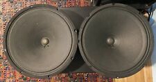 Jensen Alnico 5 P15N 8ohms Full Range Speaker Pair 15 Inch Used Vintage