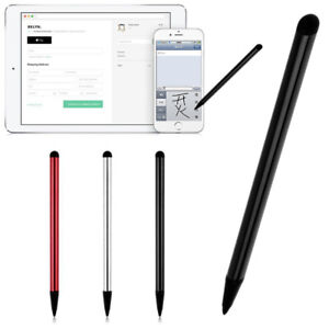 Touch Screen Pen Stylus For iPhone iPad Samsung Tablet Phone PC 2 in 1 Pencils