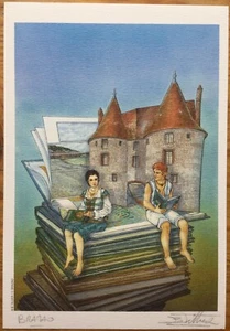 ex libris Tillier - Brazao - Num. et Signé - format A5 - Picture 1 of 1