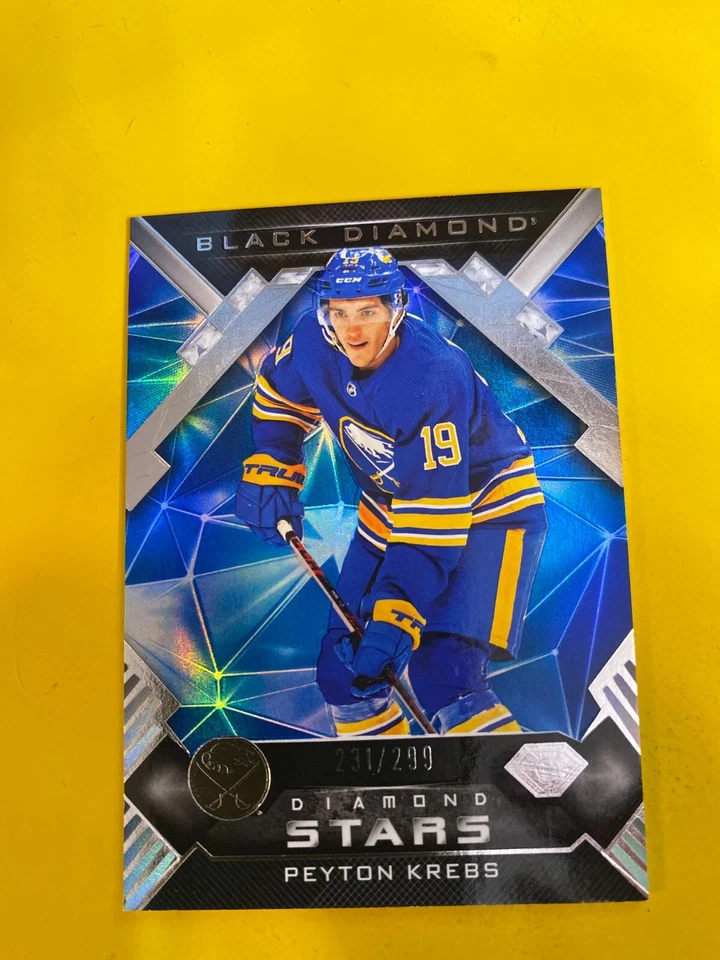 RS18393 2022-23 Black Diamond Diamond Stars #BDSKR Peyton Krebs #231/299 - Image 1 of 1
