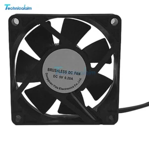 DC7025 USB Cooling Fan 5V With Oil / Ball Bearing Computer Case radiator Fan 7cm - Bild 1 von 10