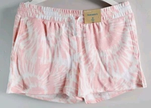 Girls Thereabouts 2XL Pink Tye-dye Drawstring Shorts- New - Picture 1 of 7