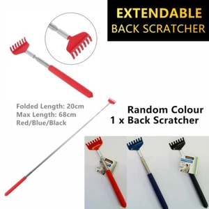 Extendable Telescopic Back Scratcher Metal Claw Itch Rack Portable Long - Picture 1 of 6
