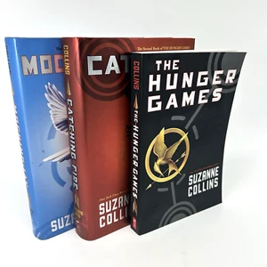 The Hunger Games Trilogy Book Set By Suzanne Collins Hardcover and Paperback Lot - Picture 1 of 20