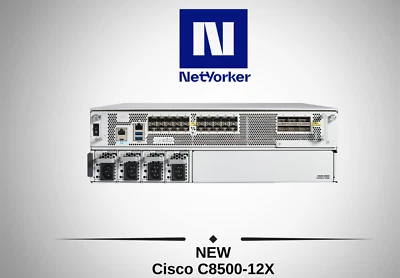 NEW Cisco 8500 Edge Platform  C8500-12X Catalyst Switch- Same Day Shipping - Image 1 of 4