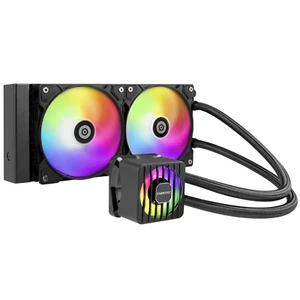 LIQMAXFLO 240Mm A-RGB AIO CPU Refroidisseur Liquide - Pompe Haute Performance jusqu'à 3000RP - Photo 1/12