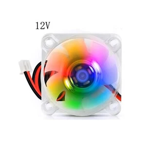 RGB 12V 40mm VGA Chipset Cooling Fan 40X40X10mm Hydraulic Bearing Brushless, UK - Afbeelding 1 van 6