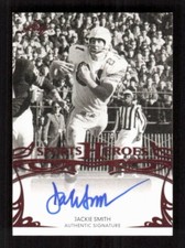 2013 Leaf Sports Heroes #BA-JS1 Jackie Smith Auto 