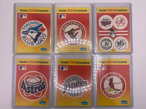 1991 pegatinas con logotipo de Fleer Team - béisbol - Imagen 1 de 2