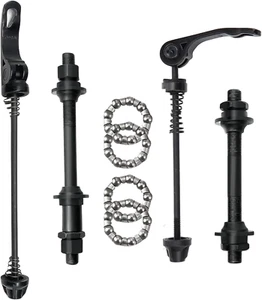 Bike Quick Releases Set, 1 Pair MTB Quick Release Bicycle Hub Road Mountain Bike - Picture 1 of 12