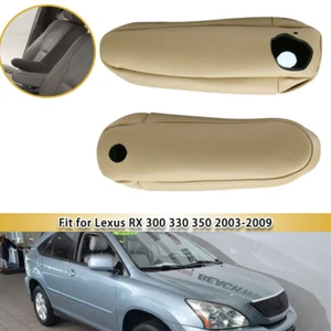 Cubiertas de reposabrazos de asiento cubierta de cuero de microfibra para Lexus RX 300 330 350 2003-2009 - Imagen 1 de 1