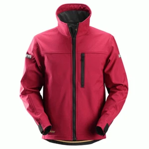 Snickers 1200 Chilli Red AllroundWork Softshell Jacket - Picture 1 of 8