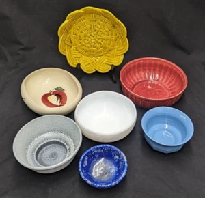 Lote de 7 cuencos mixtos de cerámica de vidrio de cerámica Pfaltzgraff Cookson E O Brody - Imagen 1 de 16