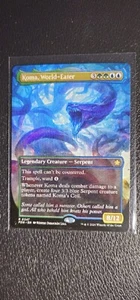 MTG Koma, World-Eater 347 (Borderless) - Foundations FDN NM Magic  - Picture 1 of 2