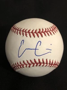 EVAN GATTIS SIGNED AUTOGRAPHED OFFICIAL MLB BASEBALL BRAVES ASTROS JSA CERTIFIED - Picture 1 of 3